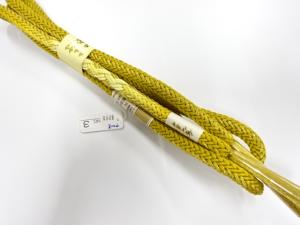 未使用品　正絹　手組帯締め